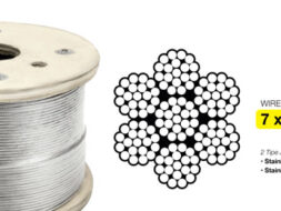 Wire Rope 7 x 19 Stainless Steel